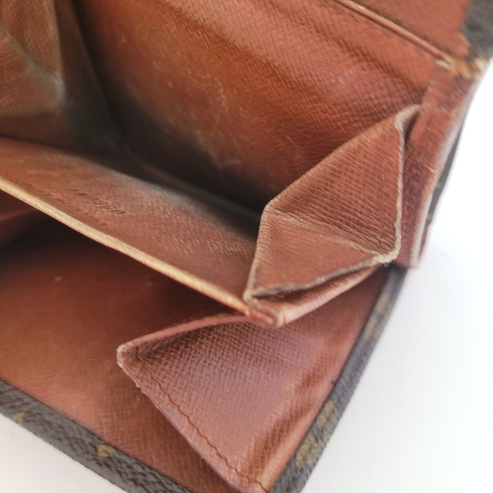Louis Vuitton Monogram Portefeuille Elise Trifold Wallet Brown AN0960 Vintage - Picture 7 of 15